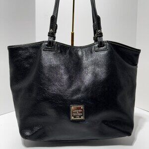 Dooney & Bourke Leather Signature Tote Black